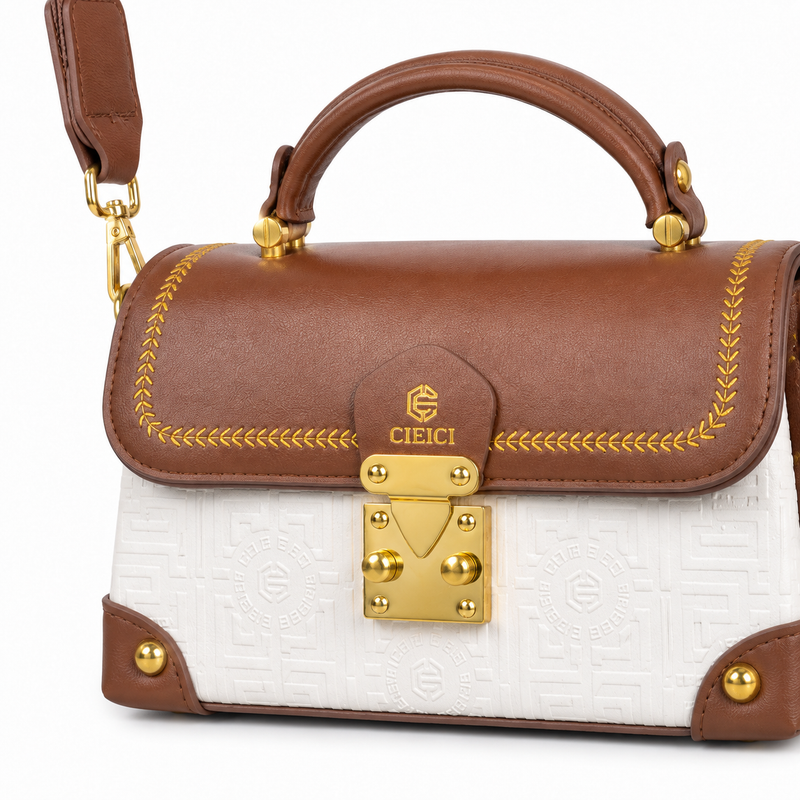 Signature off White Beaufort Satchel Handbag