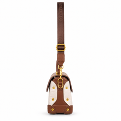 Signature off White Beaufort Satchel Handbag