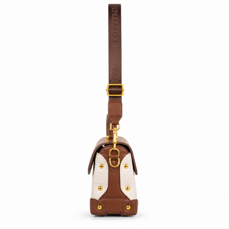 Signature off White Beaufort Satchel Handbag