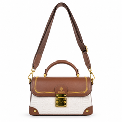 Signature off White Beaufort Satchel Handbag