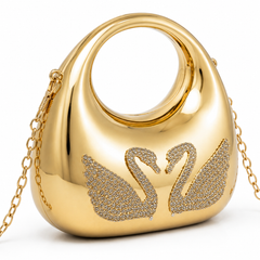 Sterling Swan Gold Mini Bag