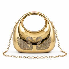 Sterling Swan Gold Mini Bag