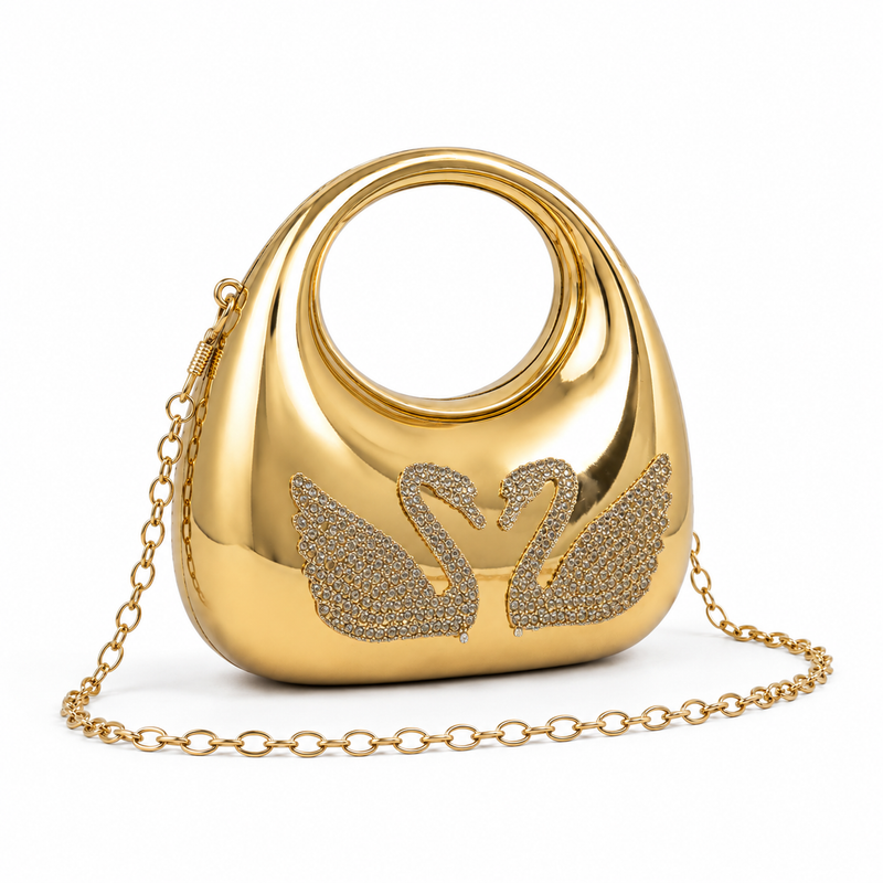 Sterling Swan Gold Mini Bag