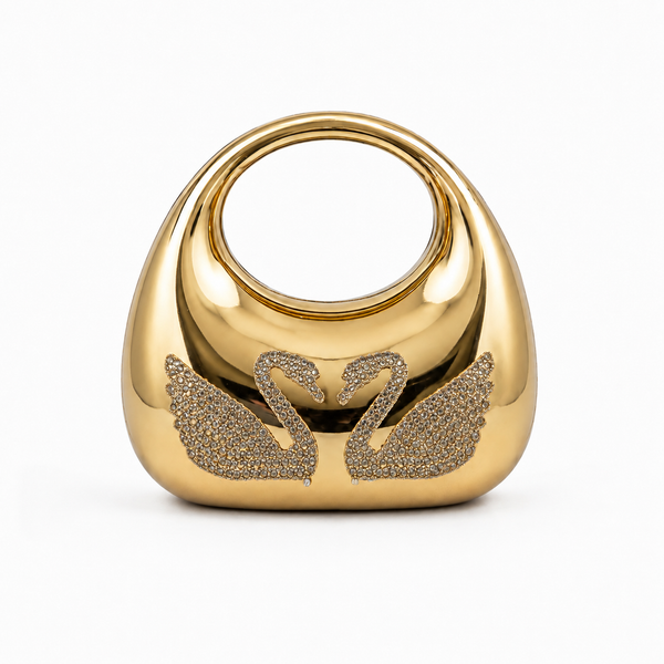 Sterling Swan Gold Mini Bag