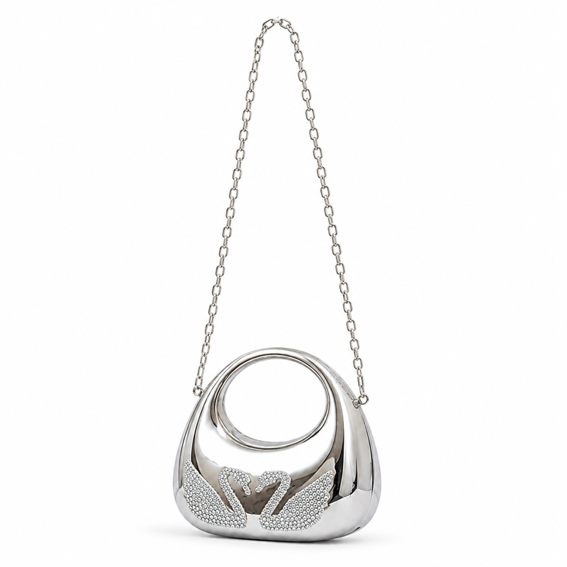 Sterling Swan Silver Mini Bag