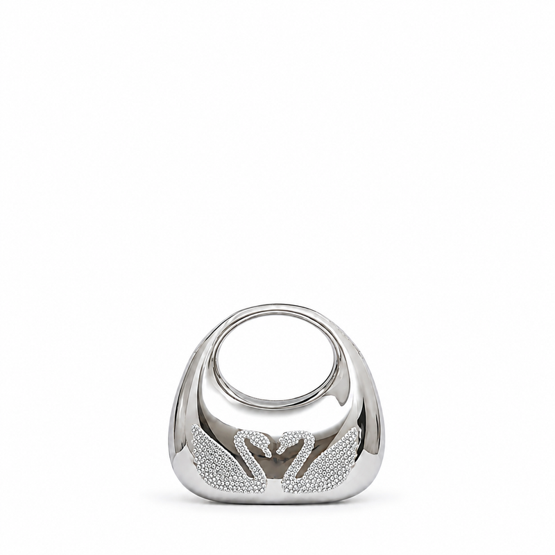 Sterling Swan Silver Mini Bag
