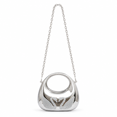 Sterling Swan Silver Mini Bag