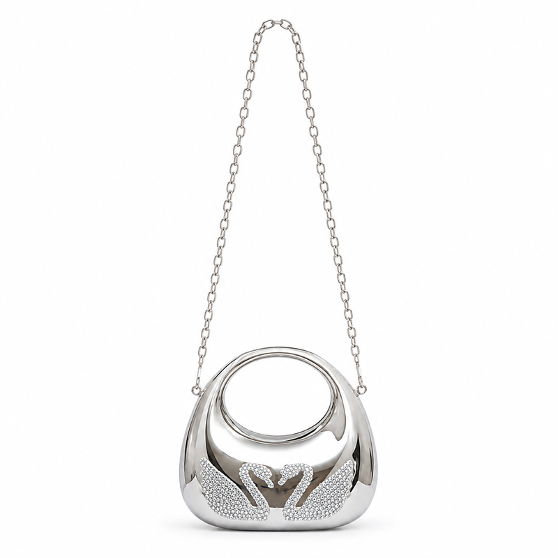 Sterling Swan Silver Mini Bag
